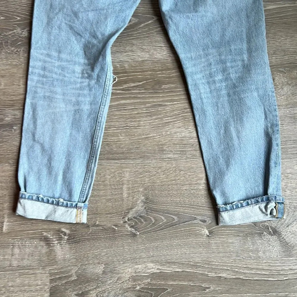 AGOLDE Jamie High Rise Classic Ever More 2 Light Blue Jeans - Picture 12 of 12